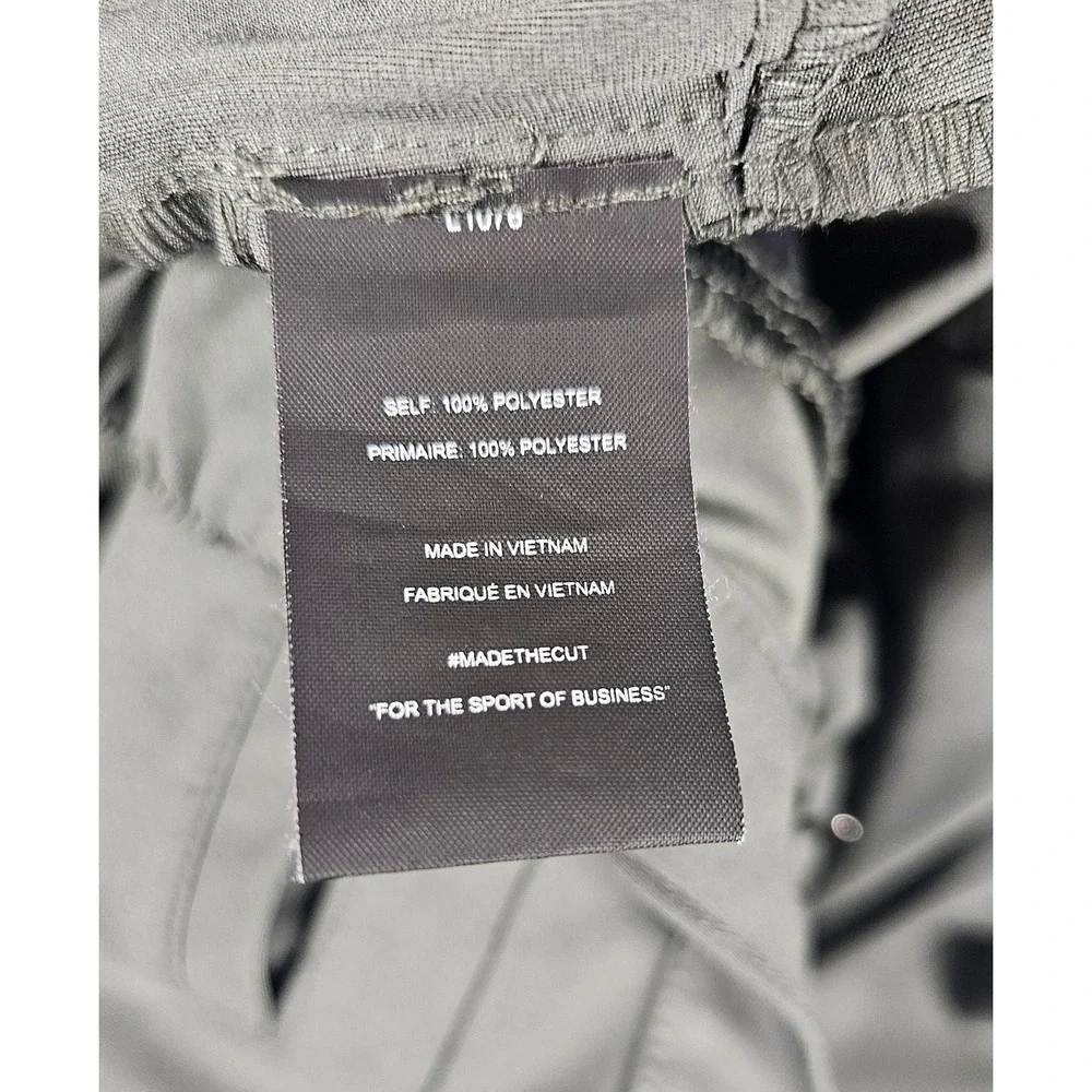 Cuts Pants Mens 2XL Olive Green Jogger Elastic Cuffs Belt Loops Tapered MB10057L